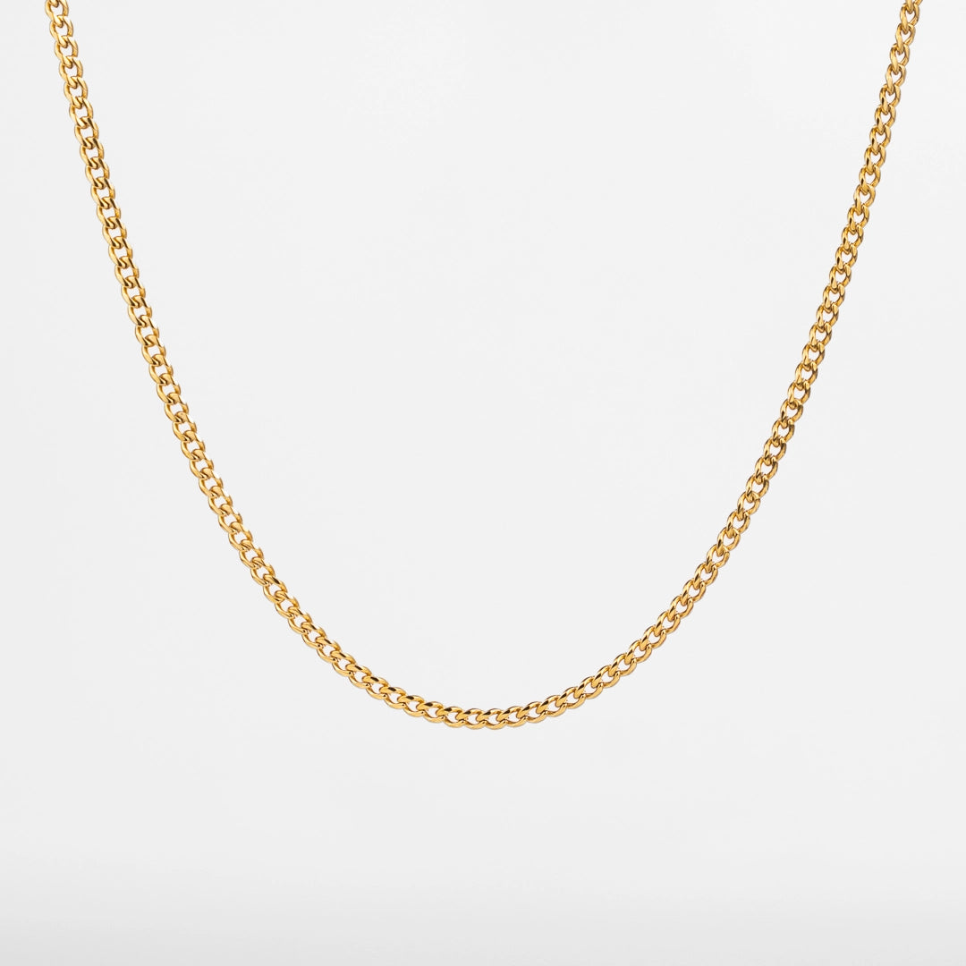 Chaîne cubaine or 3mm pour homme
