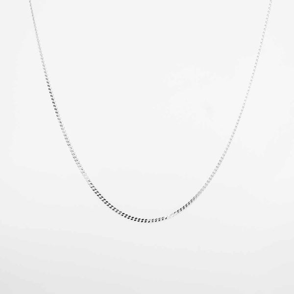 Chaîne maille gourmette pour homme en argent 925