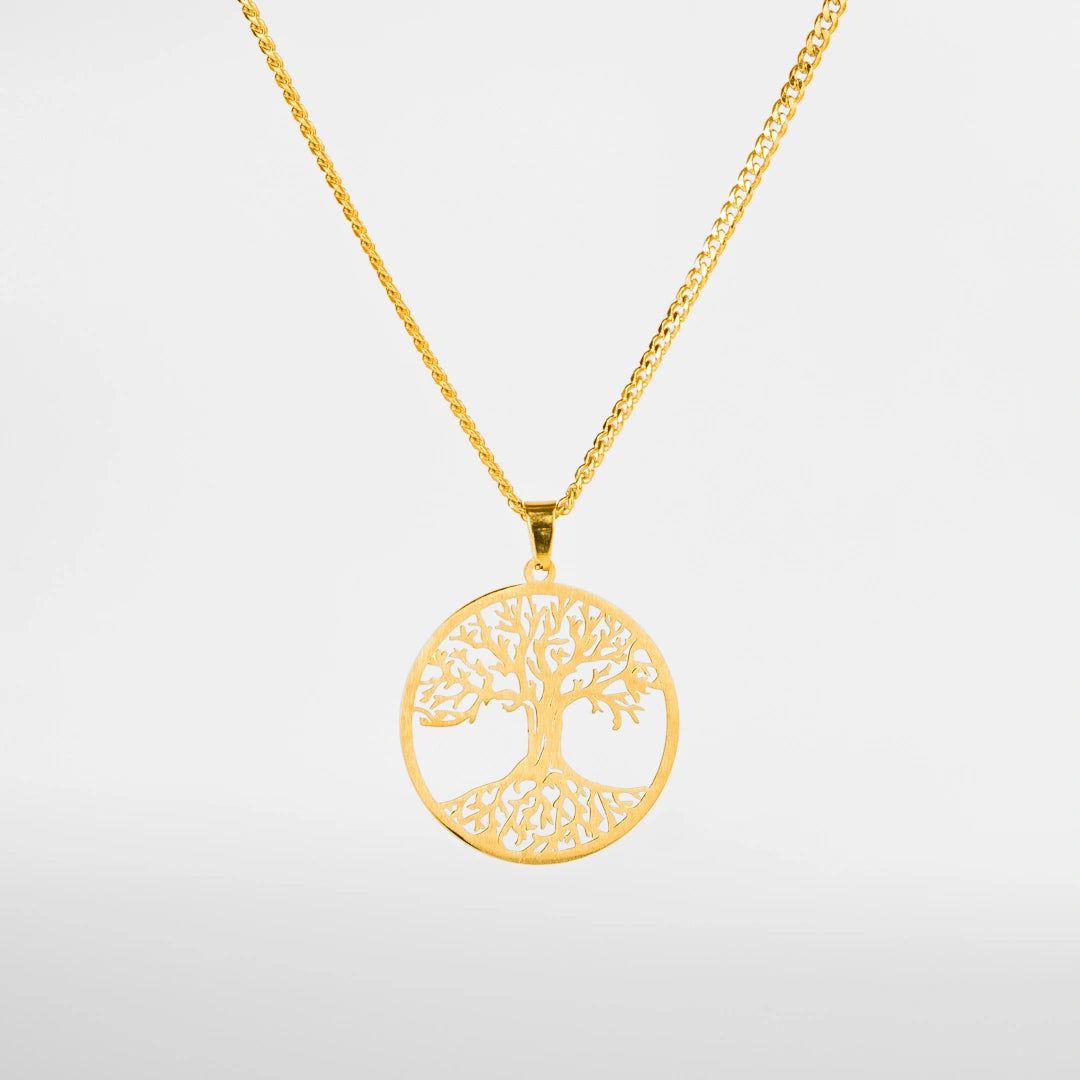 Pendentif arbre de vie or pour homme