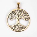 Pendentif arbre de vie or pour homme