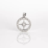 Pendentif étoile du nord argent pour homme
