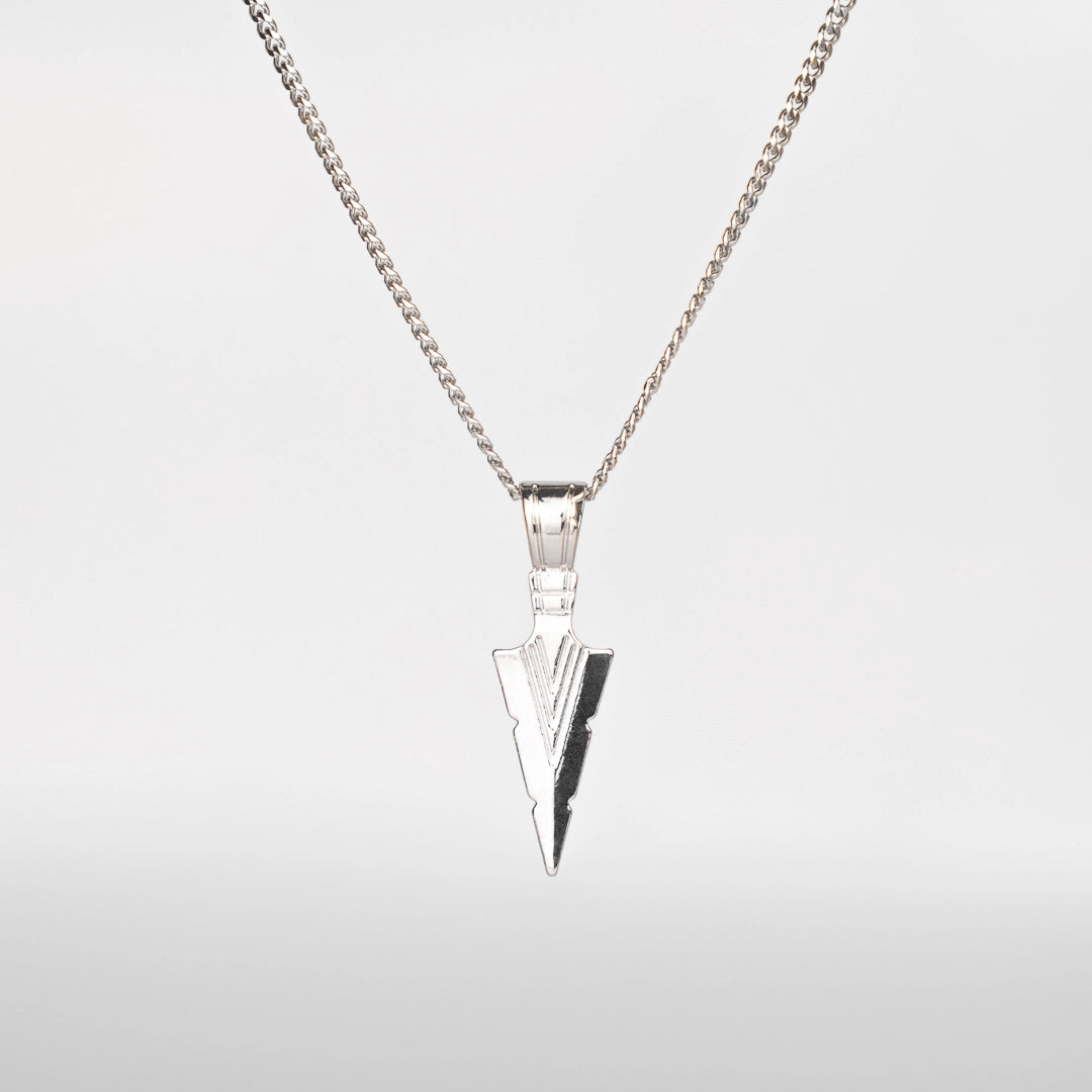 Pendentif flèche argent pour homme