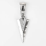 Pendentif flèche argent pour homme