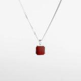 pendentif jaspe rouge pour homme en argent 925