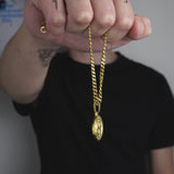 Vidéo produit d'un bijoux homme pendentif boussole or