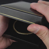 Vidéo produit d'un bijoux homme bracelet cubain or 3mm