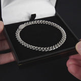 Vidéo produit d'un bijoux homme bracelet cubain argent 6mm