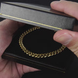 Vidéo produit d'un bijoux homme bracelet cubain or 6mm