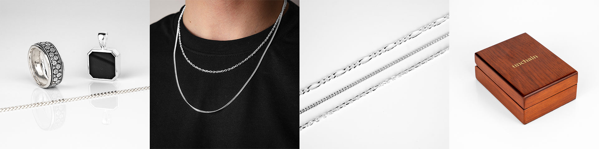 Chaînes et bijoux en argent 925 Unchain pour homme