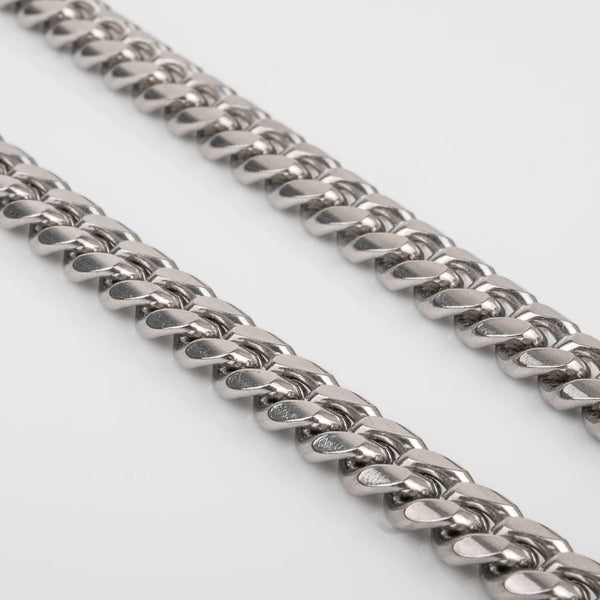 Chaîne cubaine argent 6mm pour homme