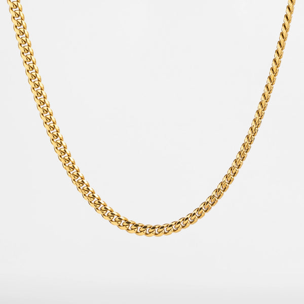 Chaîne cubaine or 6mm pour homme