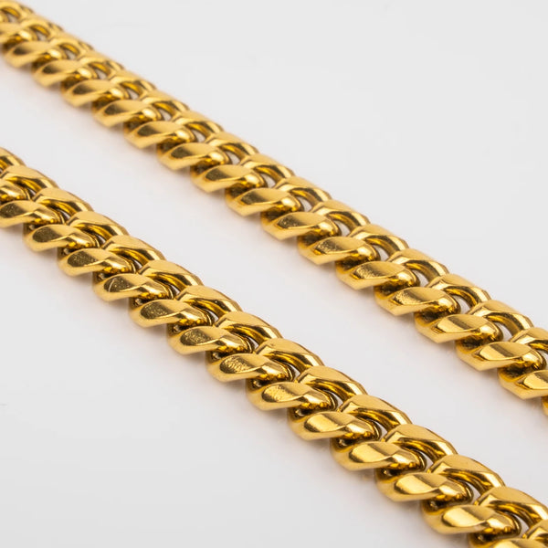 Chaîne cubaine or 6mm pour homme
