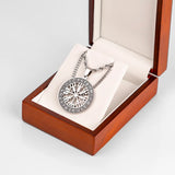 Ensemble de colliers pour homme en acier inoxydable avec pendentif zodiaque dans un écrin en bois