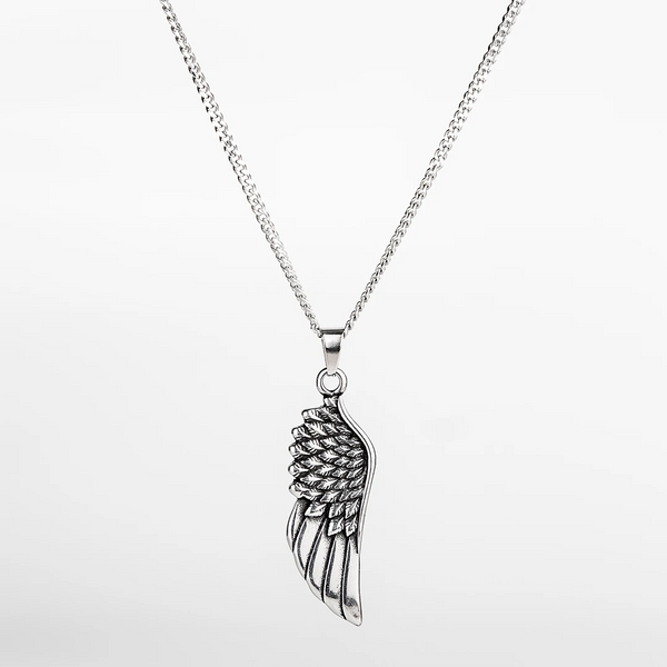 Pendentif aile argent pour homme