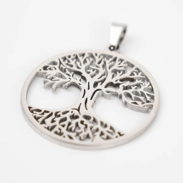 Pendentif arbre de vie argent pour homme