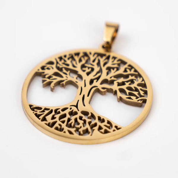 Pendentif arbre de vie or pour homme
