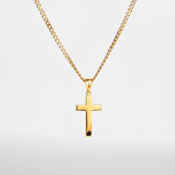 Pendentif croix or pour homme