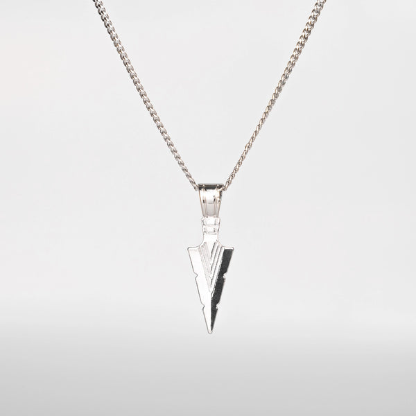 Pendentif flèche argent pour homme