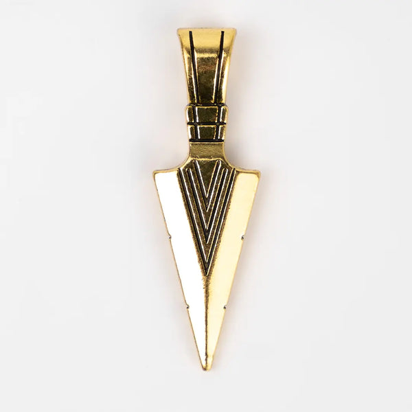 Pendentif flèche or pour homme