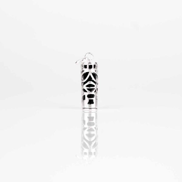 Pendentif tiki en argent 925 pour homme