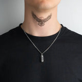 Pendentif tiki argent 925 pour homme