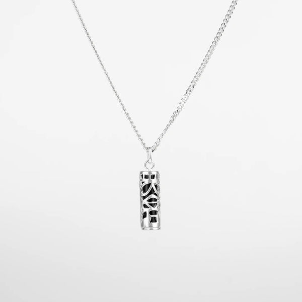 pendentif tiki pour homme en argent 925
