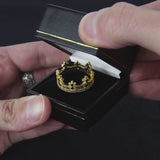 Vidéo produit d'un bijoux homme bague couronne or