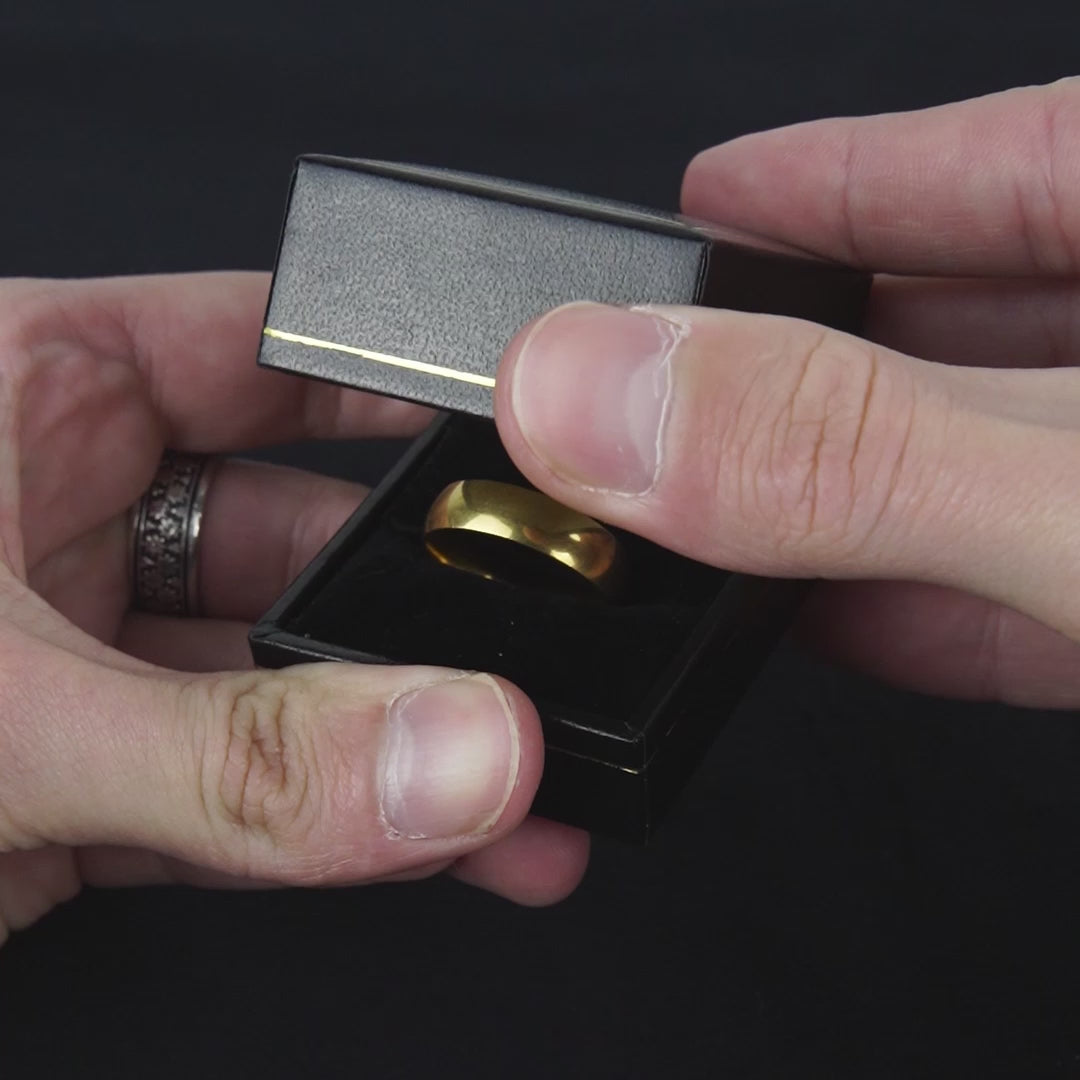 Vidéo produit d'un bijoux homme anneau or