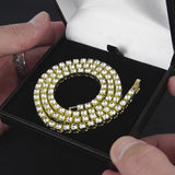 Vidéo produit d'un bijoux homme chaîne tennis or