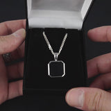 Vidéo produit d'un bijoux homme pendentif onyx en argent 925