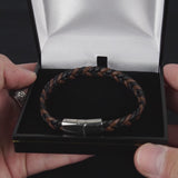 Vidéo produit d'un bijou homme bracelet cuir et argent